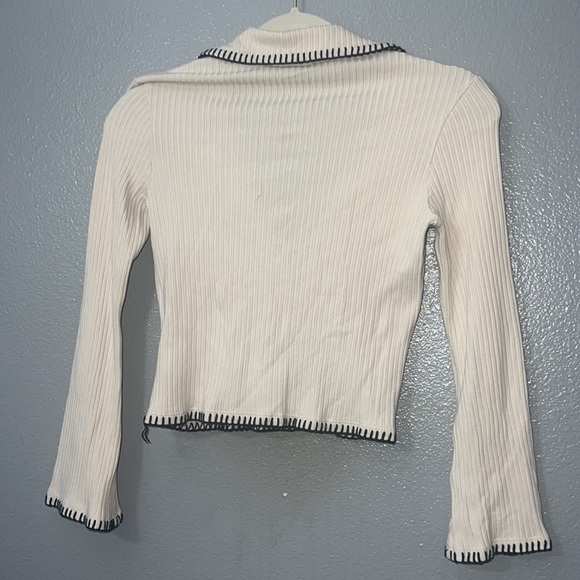 Reformation Nolen Knit Top in white size S - Picture 5 of 5